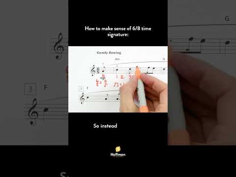 Make sense of 6/8 time signature