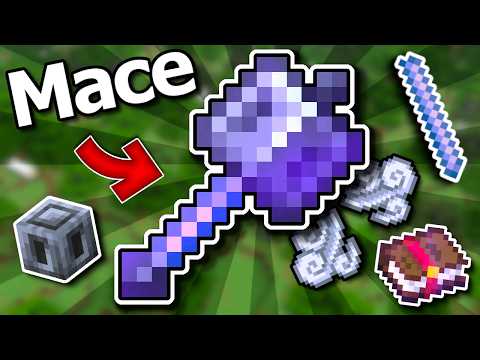 Everything About The Mace In Minecraft - Best Enchants, Trial Chamber Raid!