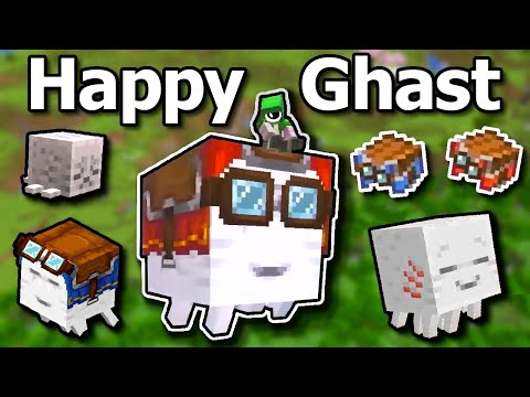 Everything about the Happy Ghast in Minecraft so far!