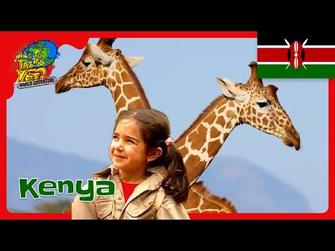 🦒 Kids Visit the Giraffe Center in Kenya! 🇰🇪 | Travelling With Kids @travelkidsTVSHow