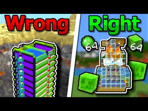 Slime Farms in Minecraft Are Wrong, Here's How to Fix Them - 40K Slime / Hr New Super Farm