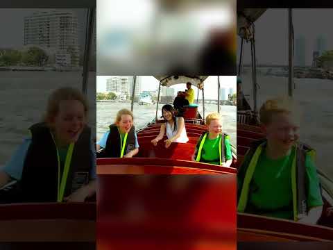 🚤 Kids Ride a Longtail Boat in Thailand! 🇹🇭🌴 @travelkidsTVSHow