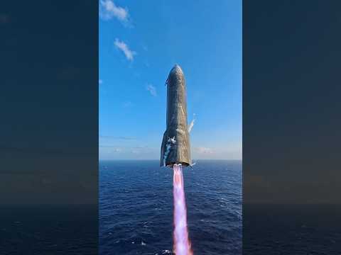 Incredible #Starship Flight 13 Splashdown drone footage!!!